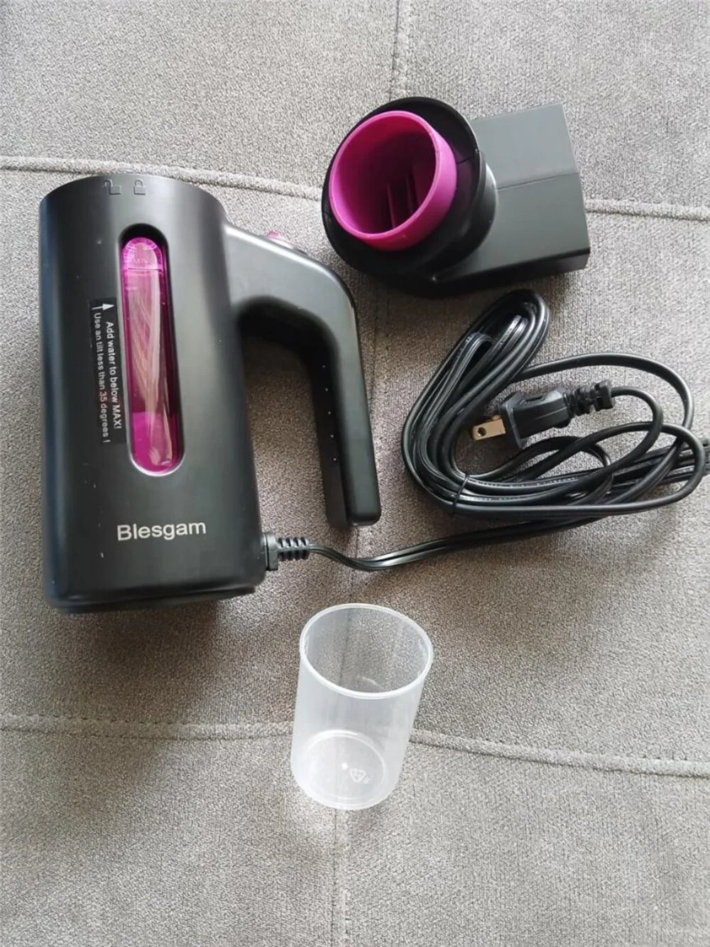 Travel Steamer for Clothes, Dual-Row Steam Handheld Clothes Steamer | 25g/min